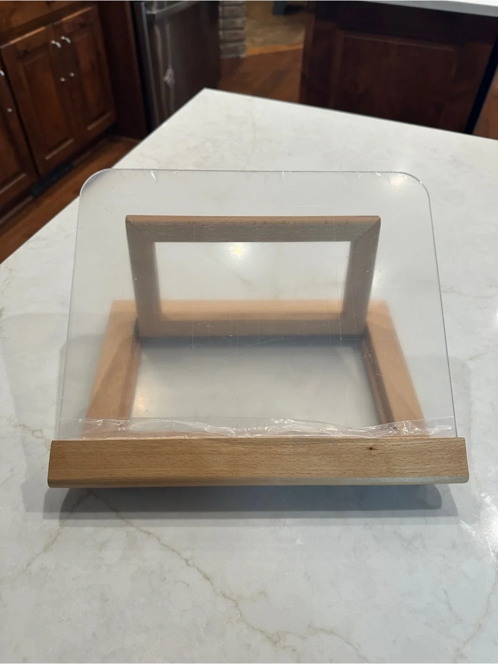 Crate&Barrel Beechwood Cookbook Stand NWOT